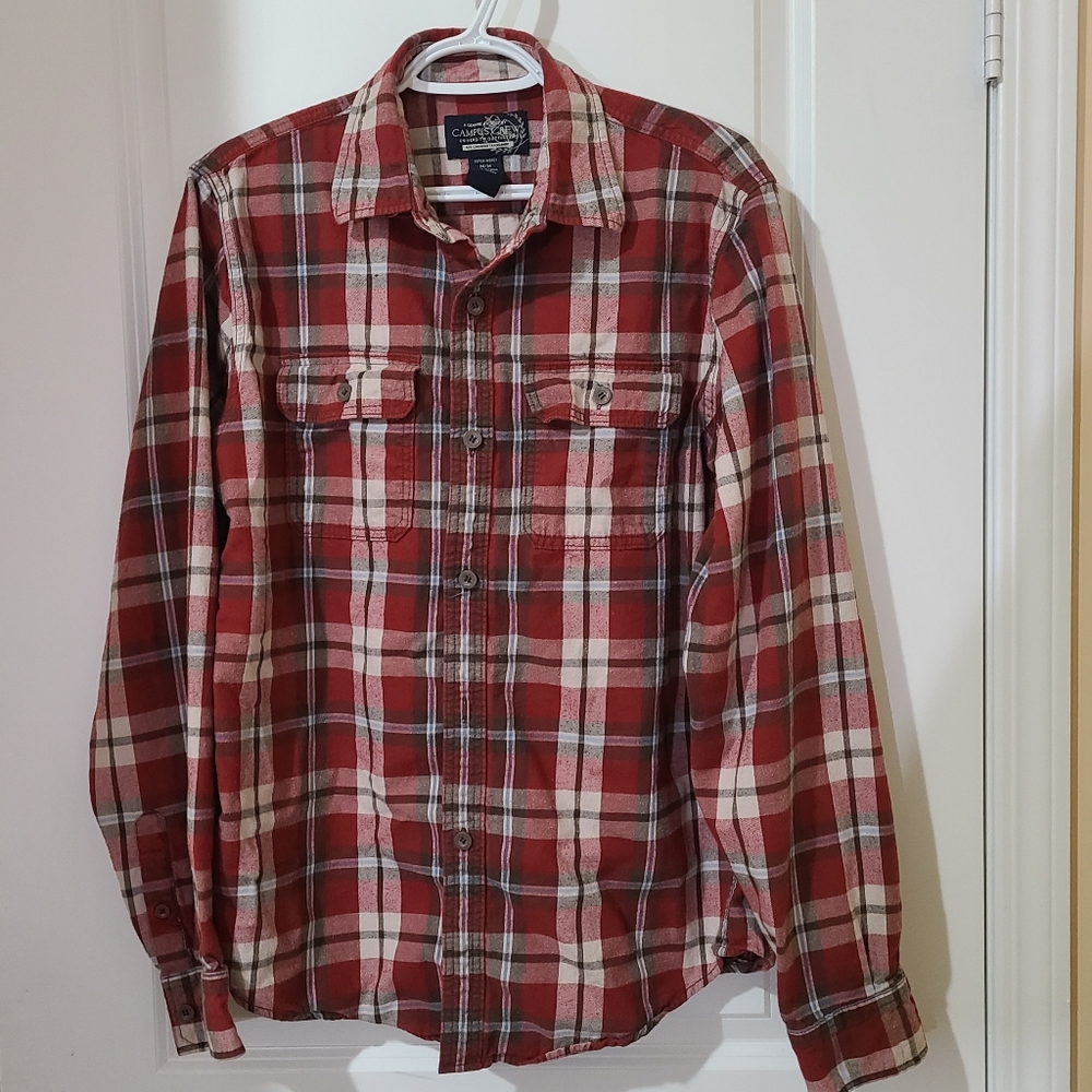 M Campus Crew Plaid Sweatshirt